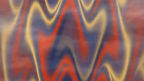 Abstract colorful fluid motion background with orange blue red swirls Видео 329849736