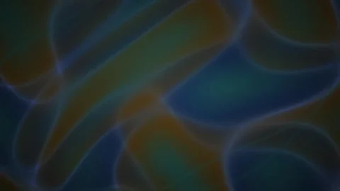 Abstract Colorful Fluid Motion Background with Glowing Blue and Orange Waves Stock Footage 343685190