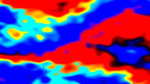 Abstract colorful fluid smooth wave background shiny motion Stock Footage 132270645
