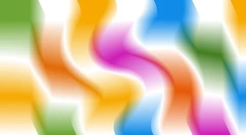 Abstract Colorful Fluid Wave Gradient Background with Blurred Liquid Shapes Ilustración de archivo