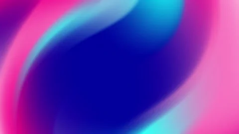 Abstract colorful fluid wave smooth flowing background vibrant motion artisti Vídeo Stock 313416488