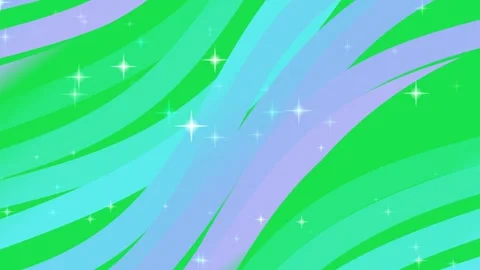 Abstract Colorful Fluid Waves and Sparkling Stars Vidéo 332126507
