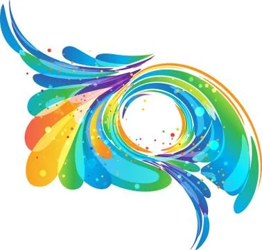 Abstract colorful frame background Stock Illustration