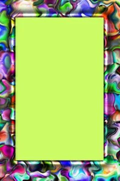 Abstract colorful frame Stock Illustration