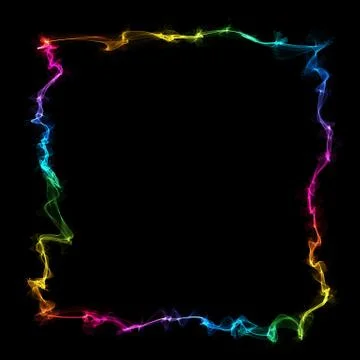 Abstract colorful frame Stock Illustration