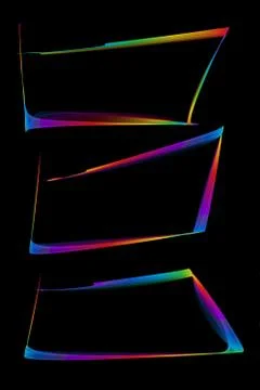 Abstract colorful frames 스톡 일러스트