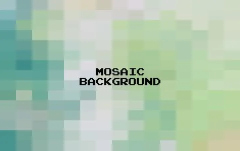 Abstract Colorful geometric Background, Creative Design Templates. Pixel art  Stock Illustration