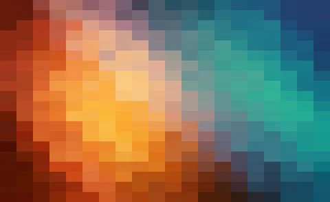 Abstract Colorful geometric Background, Creative Design Templates. Pixel art  Stock Illustration