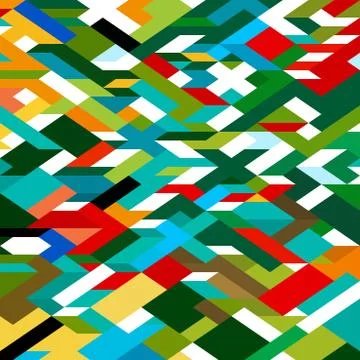 Abstract colorful geometric background, vector illustration Stock Illustration
