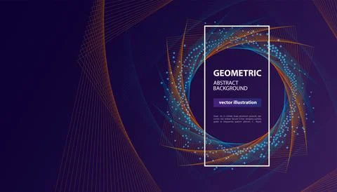 Abstract colorful geometric background. Vector illustration Stock Illustration