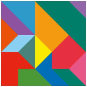 Abstract colorful geometric background. Vector illustration. Stock Illustration