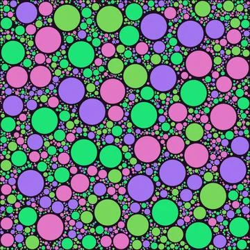 Abstract colorful geometric circles pattern design 스톡 일러스트