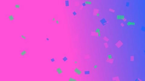 Abstract colorful geometric cubes floating in gradient background illustratio Ilustración de archivo