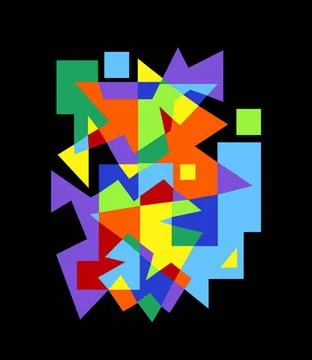 Abstract colorful geometric pattern abstract colorful geometric pattern on... Stock Photos