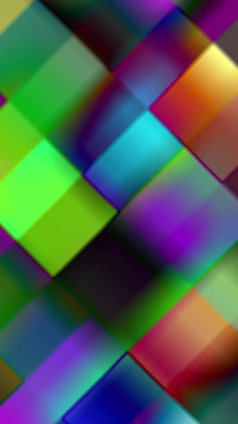 Abstract Colorful Geometric Pattern Background Stock Footage 329775462