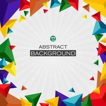 Abstract colorful geometric pattern background. Presenting for your business Illustrazione stock