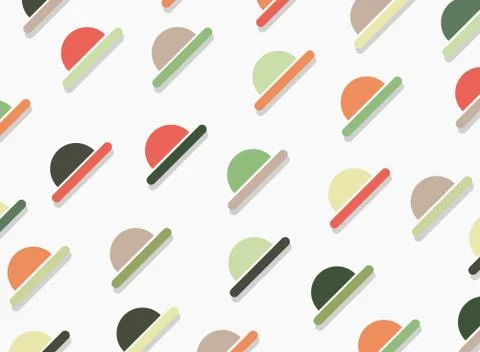 Abstract of colorful geometric pattern background. Stock-Illustration