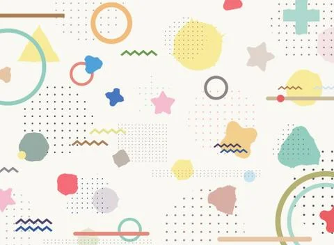 Abstract of colorful geometric pattern background. Stockillustratie
