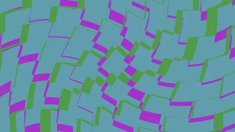 Abstract colorful geometric pattern with blue green and purple 库存插图