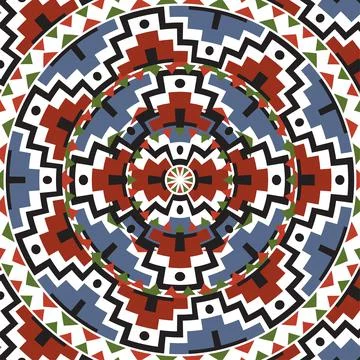 Abstract colorful geometric pattern design Stock Illustration