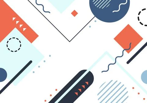 Abstract colorful geometric pattern design decorative for template design. Stock-Illustration