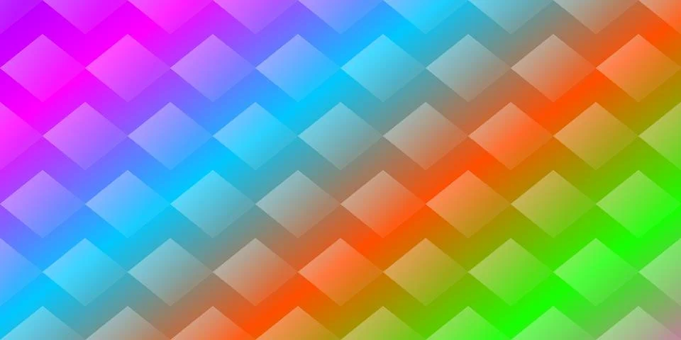 Abstract colorful geometric pattern with diamond shapes Stock Illustration