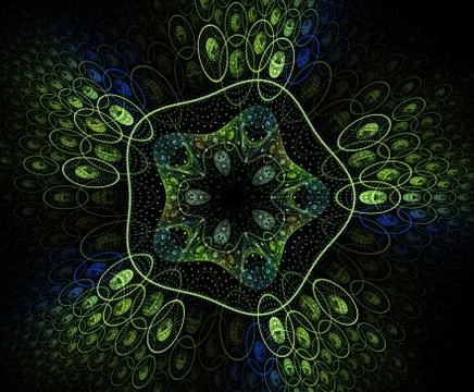 Abstract colorful geometric pattern  illustration. Zoomed cells background, i Stockillustratie