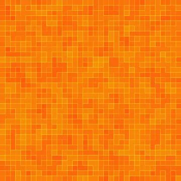 Abstract colorful geometric pattern, Orange, Yellow and Red stoneware mosaic 스톡 일러스트