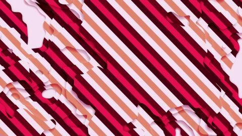 Abstract Colorful geometric pattern Pink Red Stripes Stock Illustration