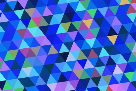 Abstract colorful geometric pattern with triangles and squares Stock Illustration