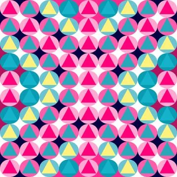 Abstract colorful geometric pattern vector illustration Stock Illustration