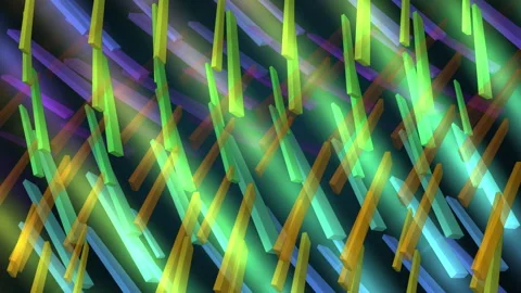 Abstract Colorful Geometric Pattern with Vibrant Shapes Moving Stock-Footage 307523644