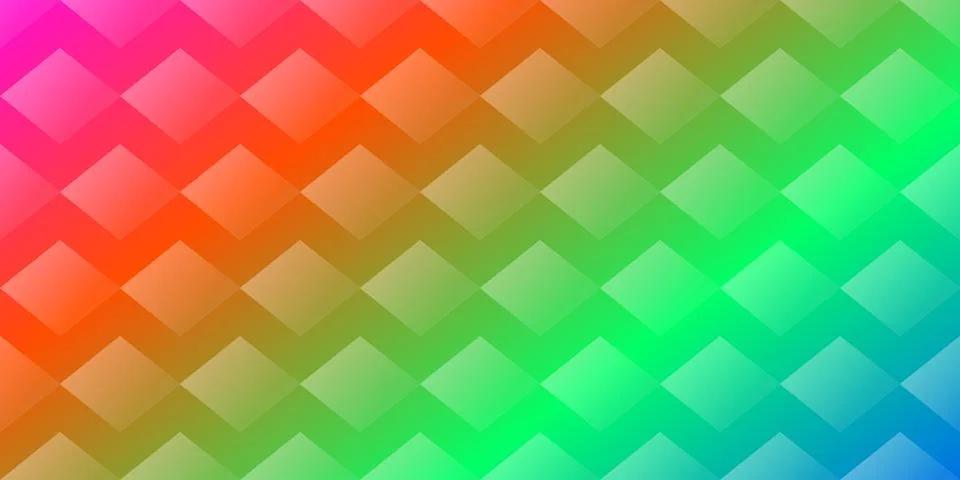 Abstract colorful geometric pattern with zigzag diamond shapes Stock Illustration