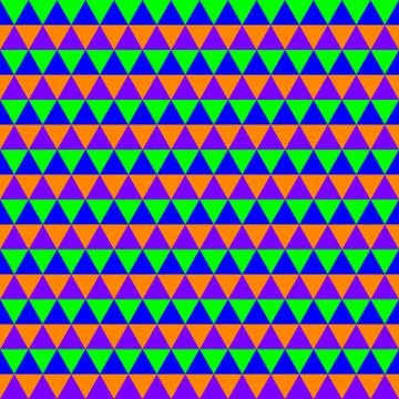 Abstract colorful geometric seamless pattern with triangles 스톡 일러스트