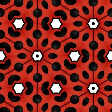 Abstract colorful geometric seamless pattern symmetric kaleidoscope fashion,  Stock Illustration