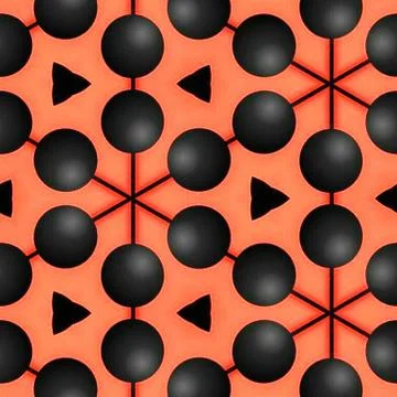 Abstract colorful geometric seamless pattern symmetric kaleidoscope fashion,  Stock Illustration