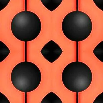 Abstract colorful geometric seamless pattern symmetric kaleidoscope fashion,  Stock Illustration