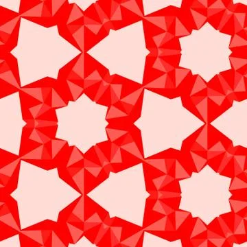 Abstract colorful geometric seamless pattern symmetric kaleidoscope fashion,  Stock Illustration