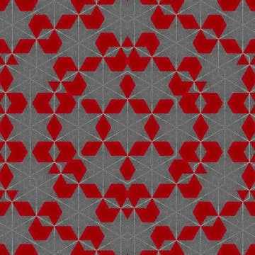 Abstract colorful geometric seamless pattern symmetric kaleidoscope fashion,  Stock Illustration
