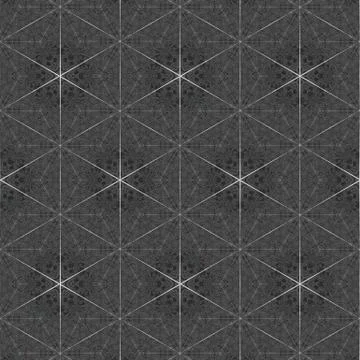 Abstract colorful geometric seamless pattern symmetric kaleidoscope fashion,  Stock Illustration