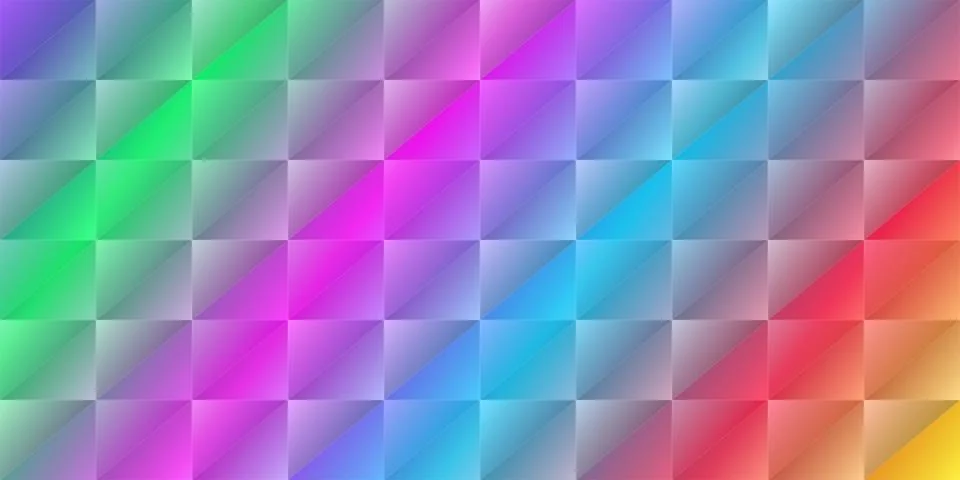 Abstract colorful geometric square pattern background Stock Illustration