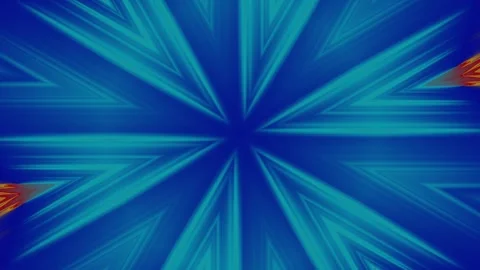Abstract colorful geometric star explosion with dynamic motion background loop Stock Footage 336286642