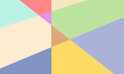 Abstract colorful geometric triangle shape background with pastel colors Stock Illustration