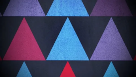 Abstract colorful geometric triangles pattern Stock-Footage 166146180