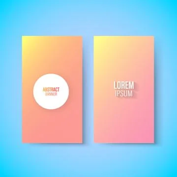 Abstract colorful geometric triangular vertical modern card template, vector Illustrazione stock