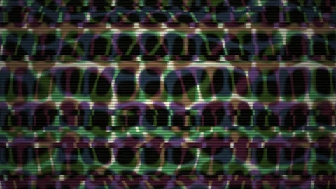Abstract colorful glitch pattern with digital noise and distortion effects. Stock Footage 334422512