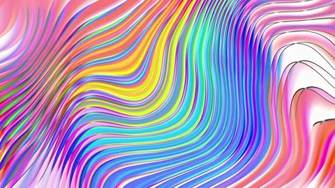 Abstract colorful gradient 4k wave background Stock Footage 220352414