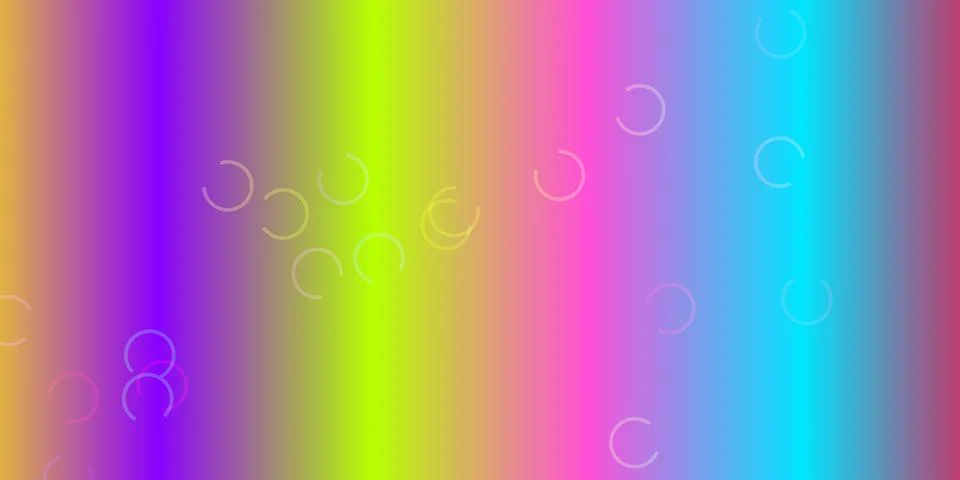 Abstract colorful gradient background with circle shapes Stock Illustration