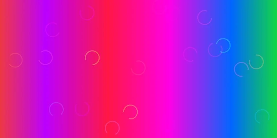 Abstract colorful gradient background with circular shapes Stock Illustration