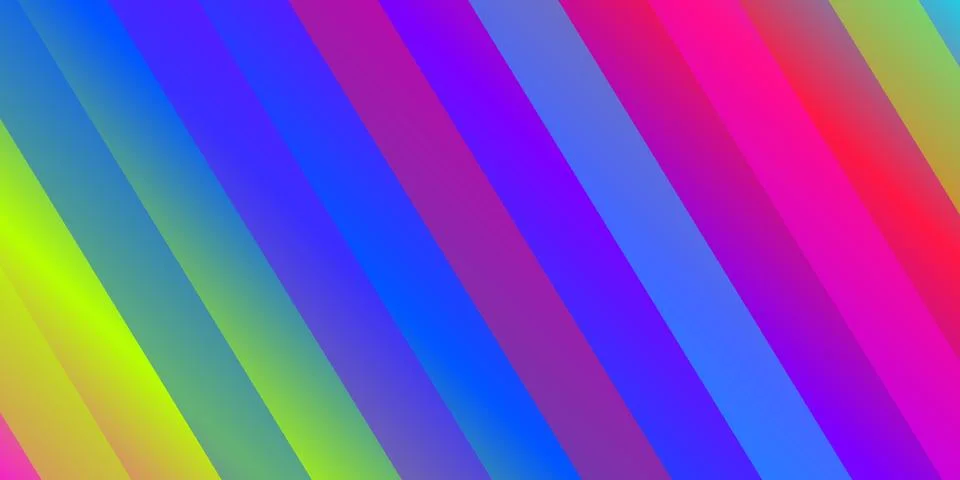 Abstract colorful gradient background with diagonal lines Stock Illustration